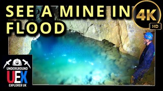 CAME ACROSS A FLOOD IN A MINE from the 1700s- #abandonedmine #mineexploration