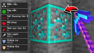 Minecraft nhưng Đào = Hiệu Ứng Ngẫu Nhiên
