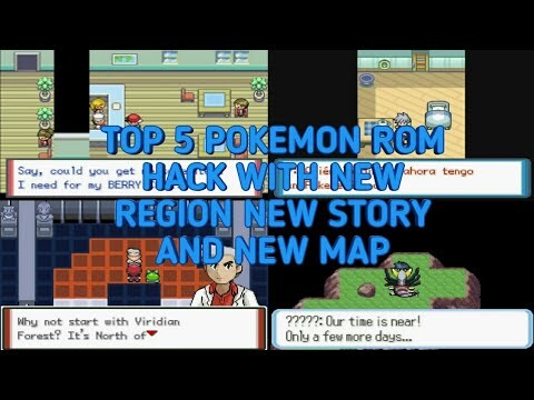 TOP 5 POKEMON ROM HACKS WITH NEW REGION NEW STORY AND NEW MAP