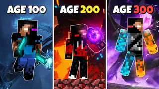 เอาชีวิตรอด 300 ปีในฐานะ ENDERBRINE ใน Minecraft Hardcore!