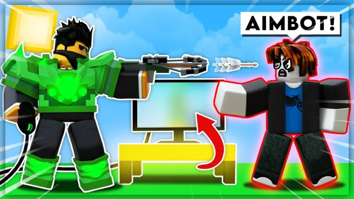 He Said I Had *AIMBOT* So I Used A *HANDCAM* In Roblox BedWars!