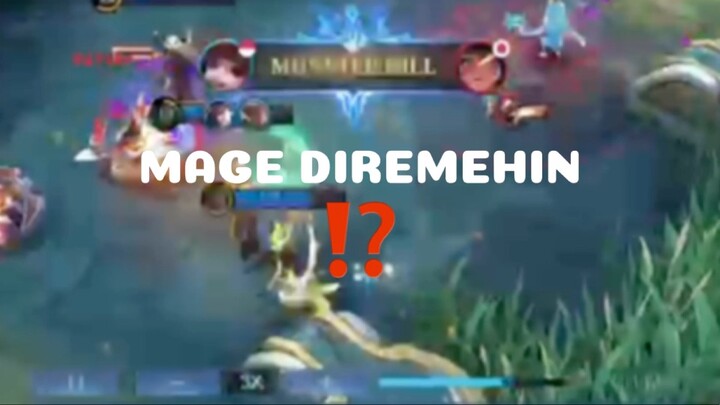 MAGE DIREMEHIN ⁉️ team beban woi #ML #MAGE #MLBB #MOBILELEGEND