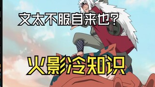 火影冷知识：自来也居然从来都没有驯服过文太？