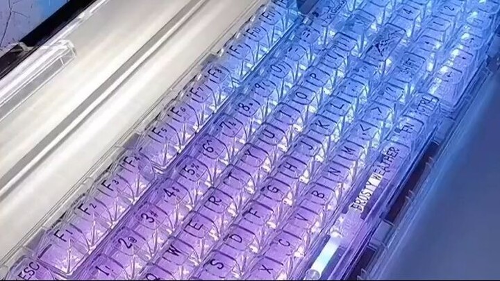 new keyboard Aesthetic asmr video typing speed
