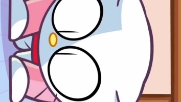 [Hello Kitty] Scary Animation Of Hello Kitty Eating And Drinking