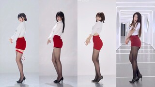 Miniskirt 四人同屏剪辑 13【红裙OL】