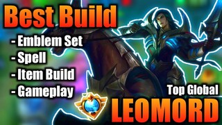 LEOMORD BEST BUILD 2021 | TOP 1 GLOBAL LEOMORD BUILD | LEOMORD - MOBILE LEGENDS | MLBB