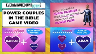 Power Couples In The Bible Game Video