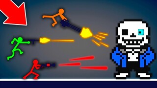 NGƯỜI QUE ĐẠI CHIẾN VỚI SANS!!! 💀⚔️ - STICK FIGHT