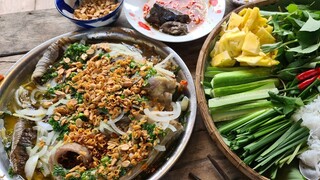 Cá Đuối hấp mỡ hành mắm nêm - Bin Đen Miền Tây # 159