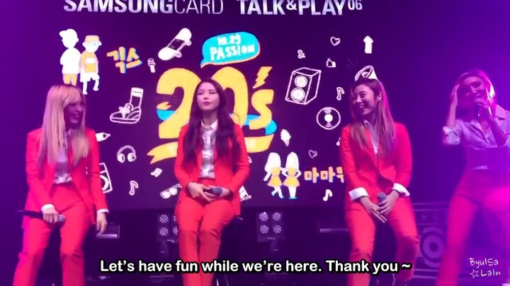 [ENG SUB] 151029 Mamamoo - Samsung Card Young Lab (Talk Segment)
