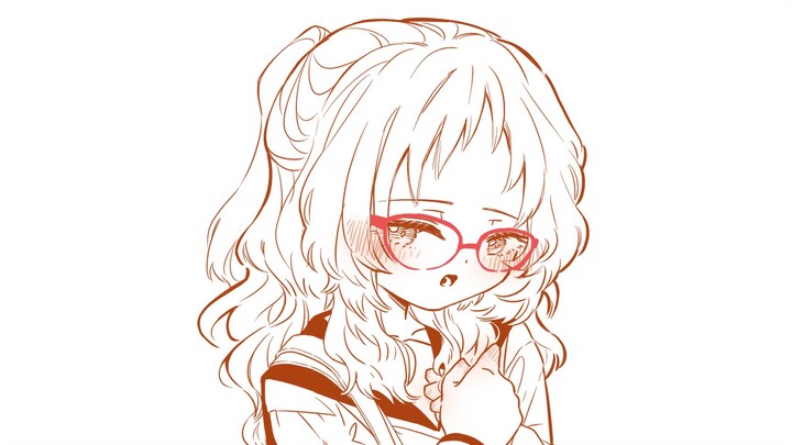 [The person I like forgot to wear glasses] Komie Mie who said "important things" as "confessions"