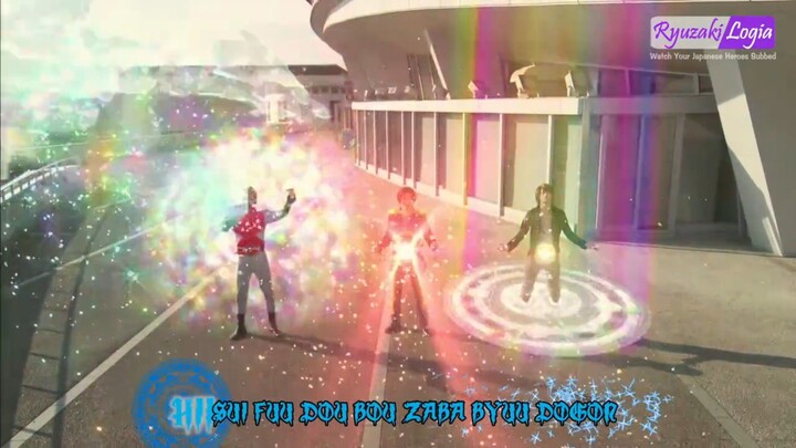 Kamen Rider Gaim Movie (Showa Rider Vs Heisei Rider ) Ft Toqger & Kyoryu Red (Sub Indonesia)