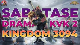 DRAMA SABOTASE KVK 2 KD 3094!!! [IDN VER] (RISE OF KINGDOMS)