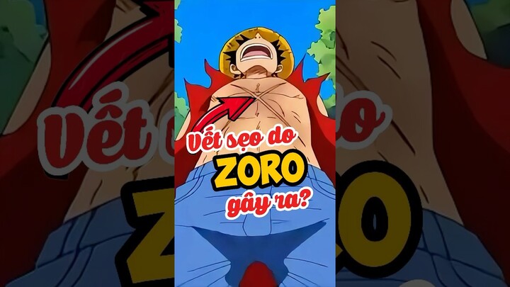 Vết sẹo chữ X của Luffy do Zoro gây ra? #onepiece #onepieceedit #anime #luffy #zoro