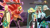 NARUTO BARYON FULL POWER VS BORUTO & KARA | Naruto Storm 4 MOD