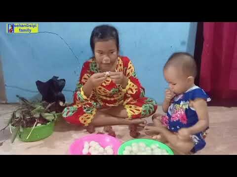 MUKBANG BUAH RAMBUTAN ll BARENG AKIFA LUCU BIKIN NGAKAK,,