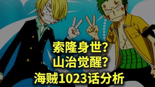【阿旺】索隆身世？山治觉醒？海贼1023话分析！