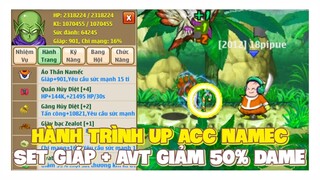 Ngọc Rồng Online - Hành Trình Namek Set Giáp Bất Tử Cùng Avatar Giảm 50% Sát Thương !