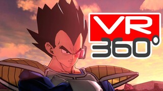 🔥 DRAGON BALL Z SAGA SAIYAJIN VR 360 ⏩ 👀 goku vs VEGETA pelea completa🔥 [CC sub español]