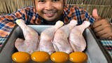 Cooking Chicken KFC Legs with Egg - Chicken kfc food recipe