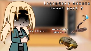 Legendary Sannin react to sad edits and AMV part 3 read desk