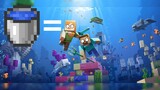 【Minecraft】ถังน้ำใหญ่ขนาดไหน? ทั้งทะเล! (วิดีโอน้ำ)