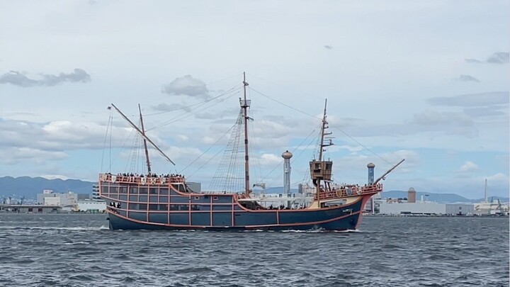 KAPAL ONE PIECE ADA DI DUNIA NYATA?! 😱🏴‍☠️ | Osaka, Jepang 🇯🇵