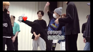 The little giant Dino exudes energy in the practice room and his brothers who love him so much