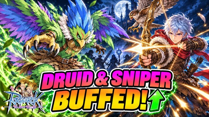 [RONW] Druid & Sniper Buffed! Who Else Wins In This Update? | King Spade