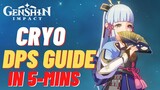 Kamisato Ayaka Cryo Main DPS Build/Guide in 5 Minutes | Genshin Impact
