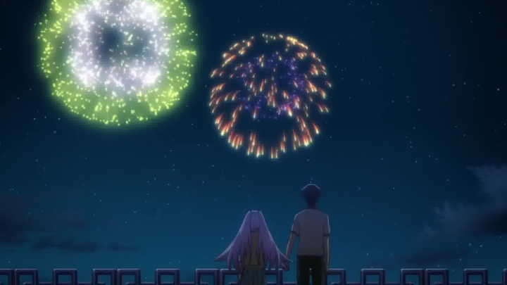 26 fireworks material, anime and purified material without watermark