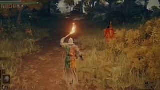 Eldon Ring pretends to be a miscellaneous soldier to deceive the invading player to leave