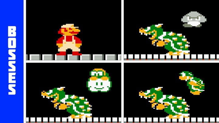 Super Mario Bros. Deluxe (GBC) - All Bosses