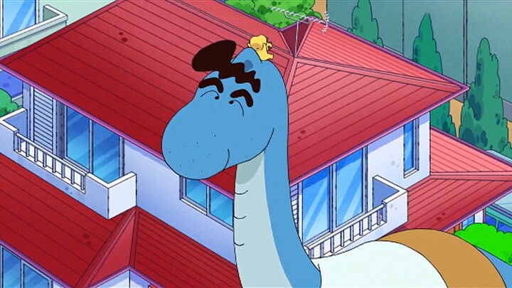 “Hiroshi, what kind of dragon is this? It’s even taller than his house!”