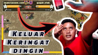 BERJUANG SAMPAI TITIK KERINGAT TERAKHIR ,MAIN CLASH OF CLANS WAR ATTACK