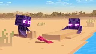 A Day At The Beach | Enderman Story ビーチでの一日 |エンダーマンストーリー