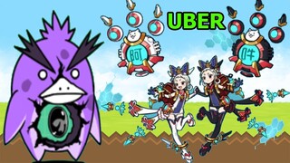 The Battle Cat UBER MỚI Twinstars Nhanh, Mạnh, Hồi OK, Rẻ Đánh Boss Chim Bất Tử - TOP GAME THÀNH EJ
