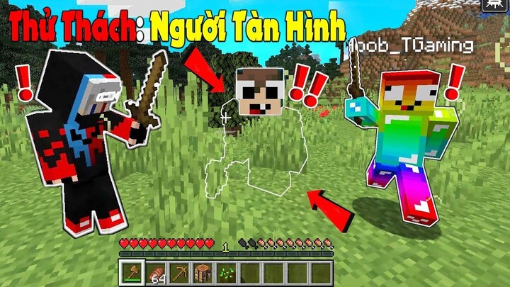 MINECRAFT THỬ THÁCH chiến đấu với người tàn hình