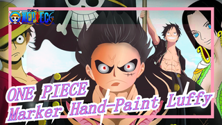 [ONE PIECE] Marker Hand-Paint Luffy| I Am Not Threatened This Time