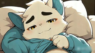 嗯？刚睡醒吗？