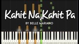 Kahit Na, Kahit Pa by Belle Mariano  synthesia piano tutorial + sheet music