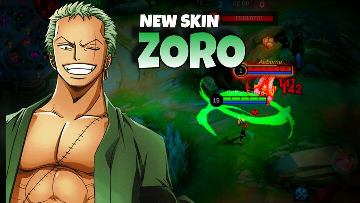 AKHIRNYA SKIN RORONOA ZORO RILIS 🔥‼️