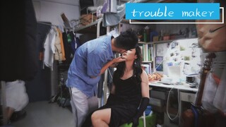 男生宿舍性感演绎《trouble maker》