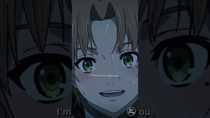 Deep inside, he's still a good guy 😌- Rudeus saving Sara - Mushoku Tensei : Jobless Reincarnation