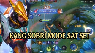KANG SOBRI MODE SAT SET:)