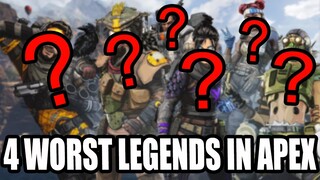 4 Characters You Should Never Pick in Apex Legends.