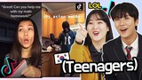 Korean Teens React To TikToks that only Asians can Understand!!!
