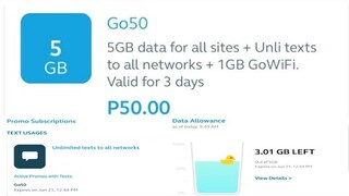 Paano mag'Register sa New Promo ni Globe P50 5GB valid for 3 days•TechniquePH