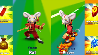 Subway Surfers เดินทางไปยังตะวันออกเพื่อปลดล็อก Rat & Dragon